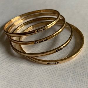 Gold bangles